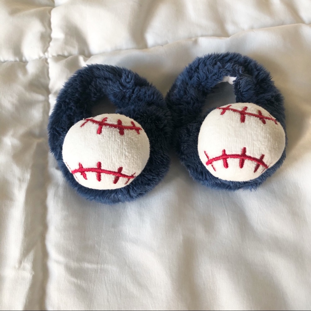 Gerber Baseball Newborn Booties